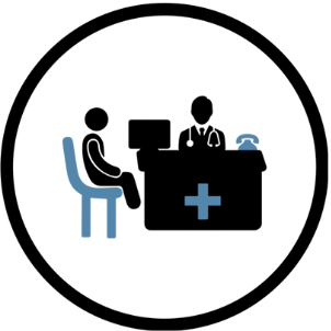 Logo de la prise en charge libérale de ville coordonnée, pluridisciplinaire de l'obésité