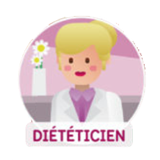 Logo de la diététicienne dans la prise en charge pluridisciplinaire de l'obésité