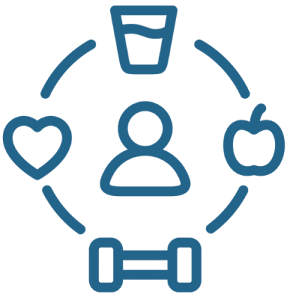 Logo du chapitre sur les facteurs de risques d'obésité liés aux habitudes de vie