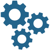 Logo des mécanismes de l’obésité illustrant les causes biologiques et comportementales