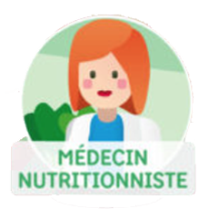 Logo du médecin nutritionniste / endocrinologue dans la prise en charge multidisciplinaire de l'obésité