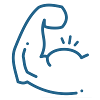 Logo du chapitre sur le mécanisme de l'obésité lié à la perte de masse musculaire
