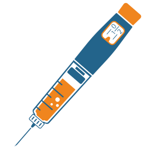 Logo de la page dédiée aux traitements médicamenteux de l'obésité comme les analogues du GLP-1