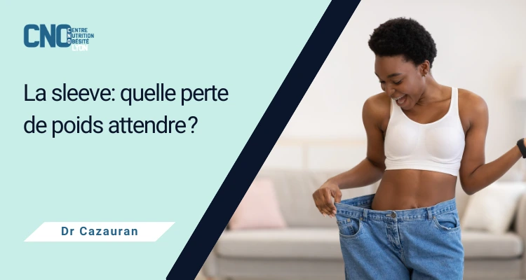 Perte de poids après une sleeve gastrectomie (inc. tableau perte de poids)